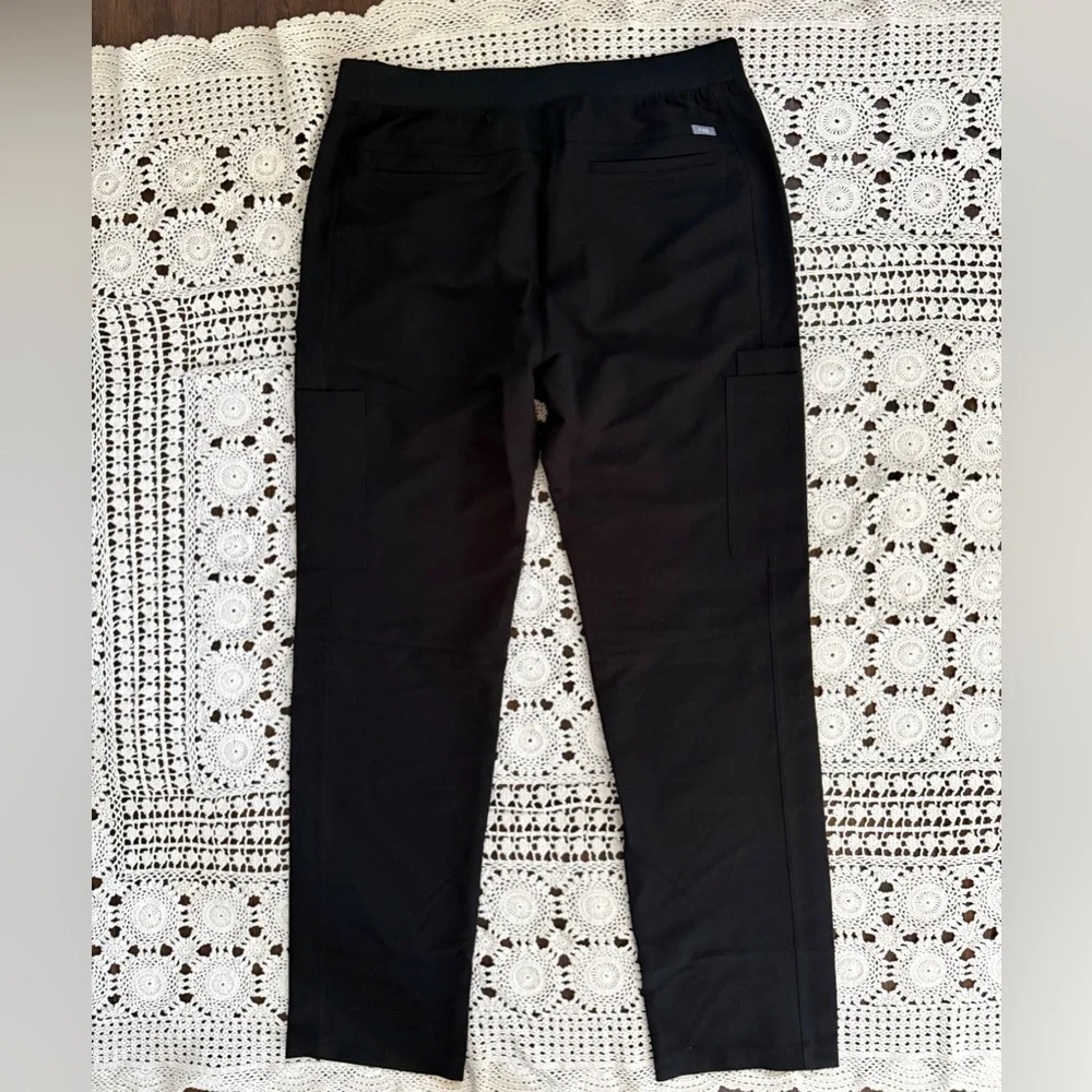 Figs Men’s Axim Straight-Leg Scrub Pant Black Size Extra Large Tall